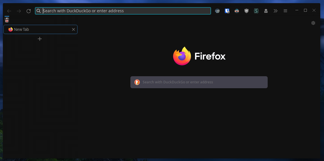 Firefox with Tree-Style Tabs